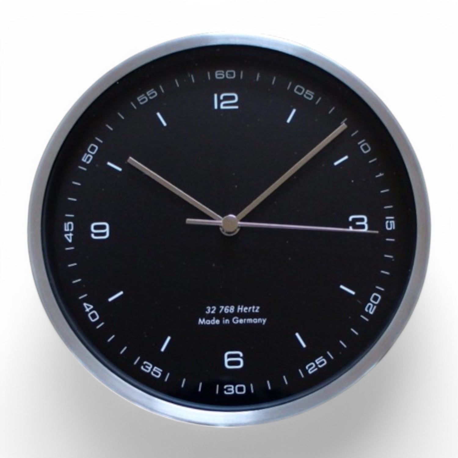 Barigo Steel klok 650MBL RVS 162 x 55 mm – quartz uurwerk, modern en precies, met Arabische cijfers