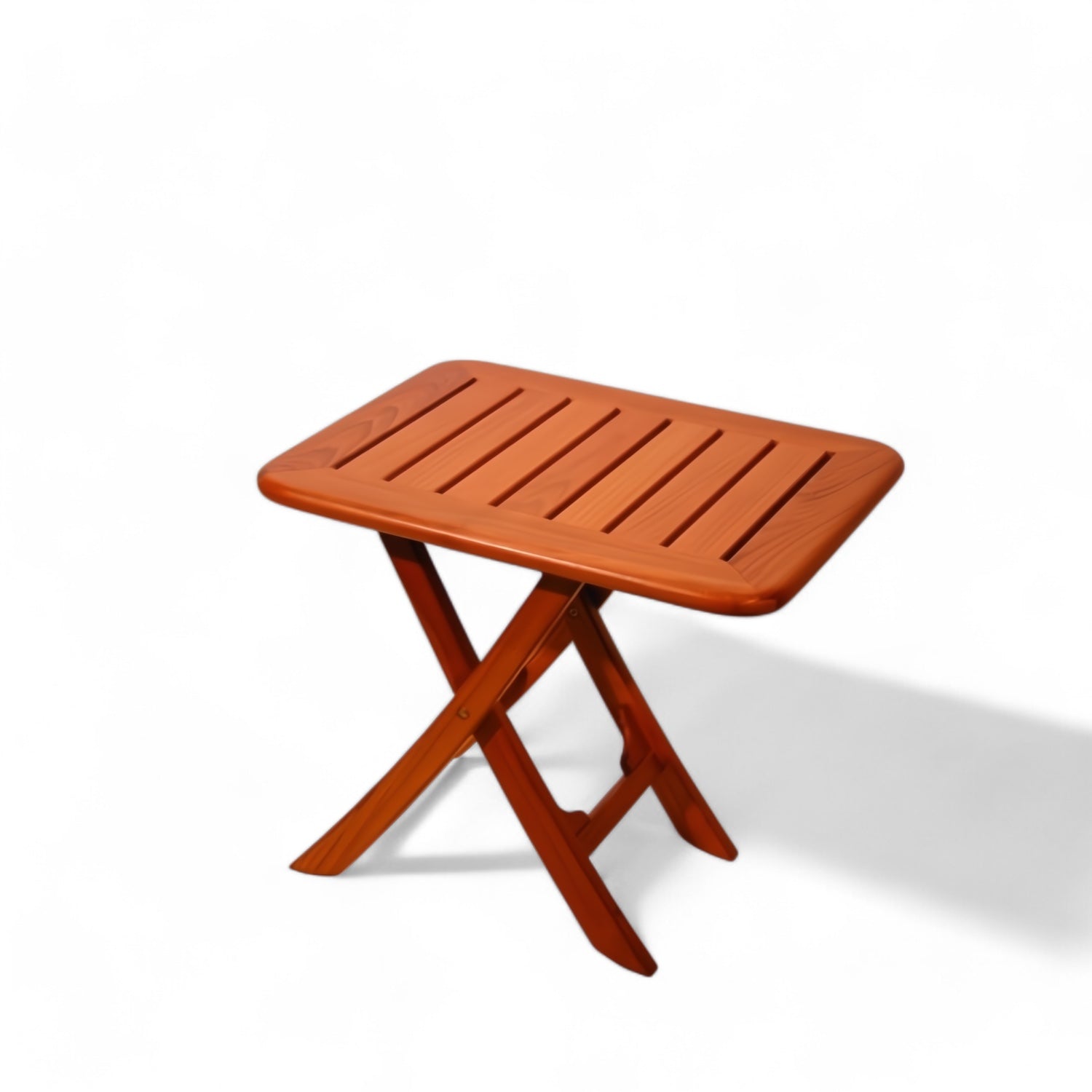 Bijzettafel Belle Ile - teak, inklapbaar (50 x 40 cm)