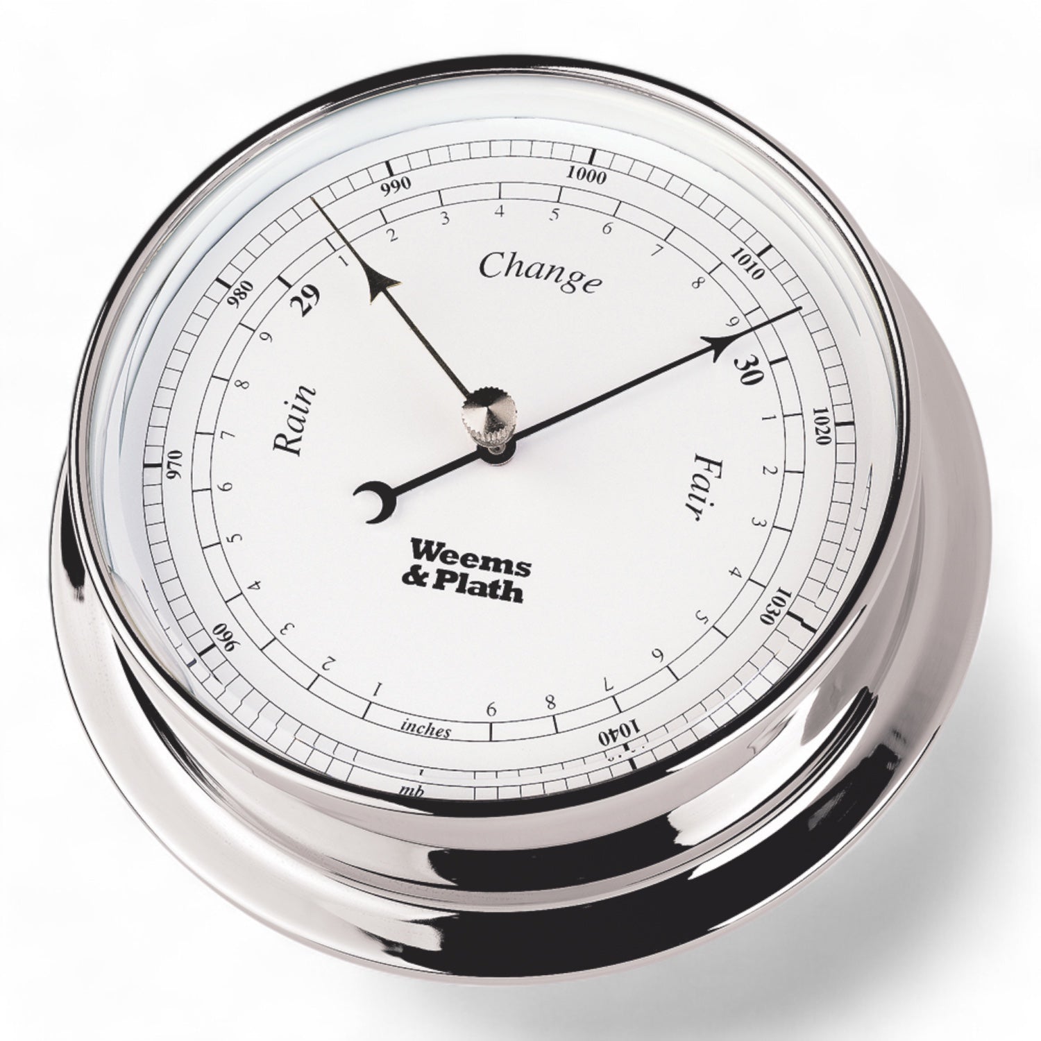 Endurance barometer - stijlvol, onderhoudsvrij, duurzaam chroom 320700