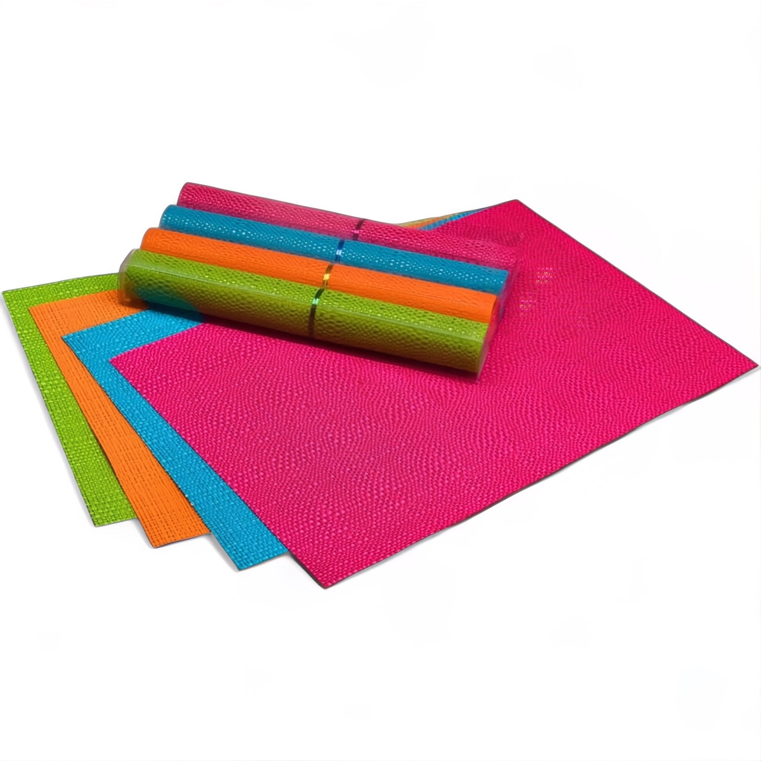 Flamefield Camper Smiles placemats – set van 4 vrolijke melamine placemats
