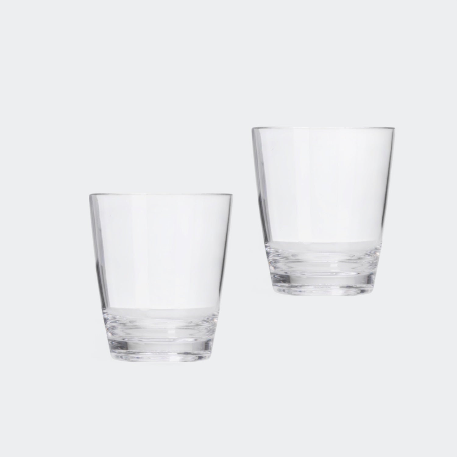 Flamefield waterglas Goblet (set van 42) – onbreekbaar, kristalhelder acryl set van 2 glazen in beeld