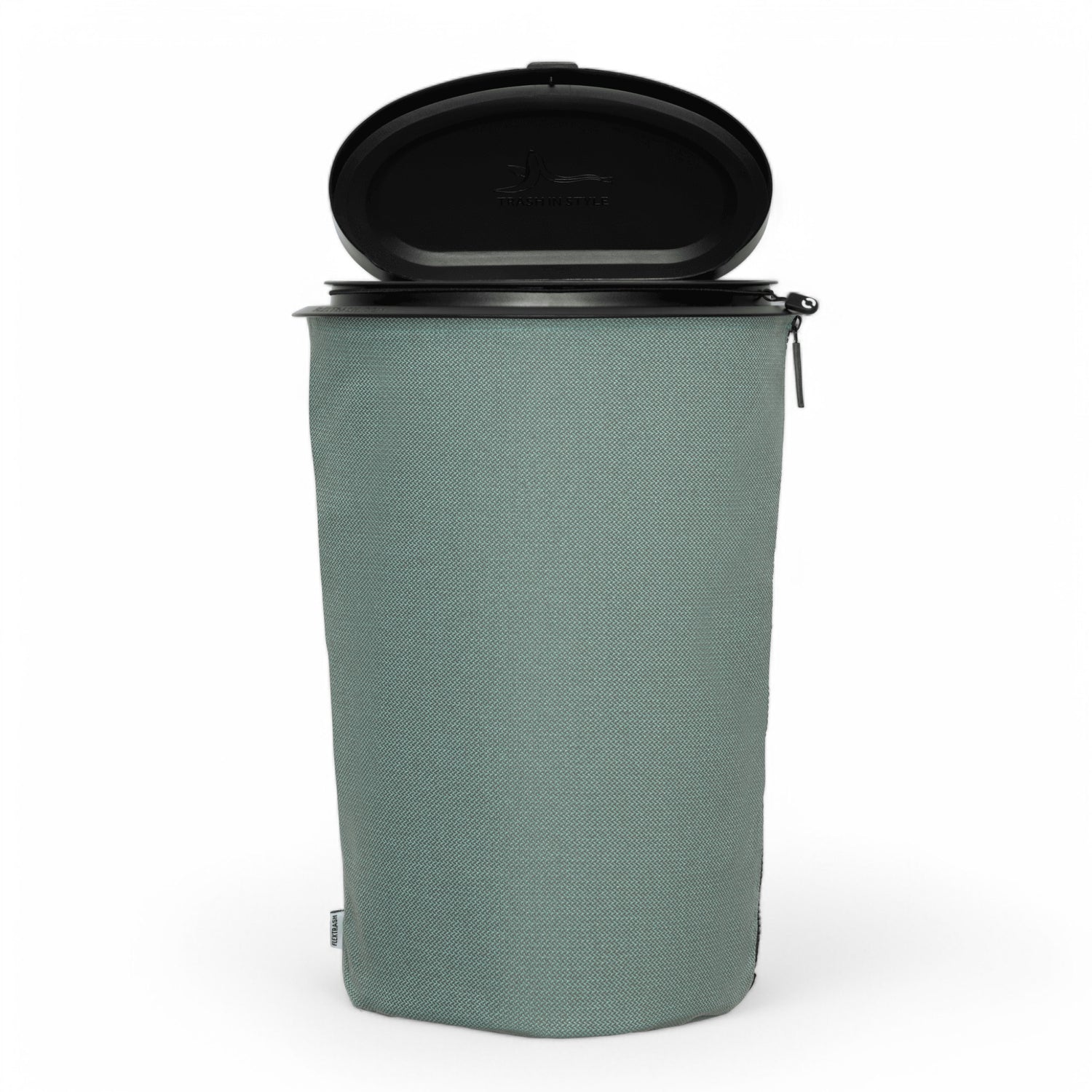Prullenbak Flextrash – flexibel, Ocean Green, 3 maten, een ode aan de oceaan