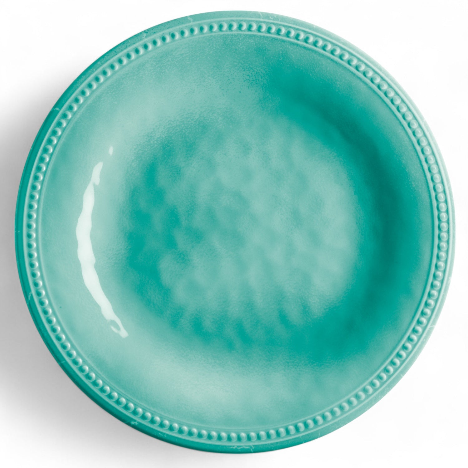 Harmony acqua bootservies - onbreekbaar, effen met klassieke parelrand 38001 dinerbord