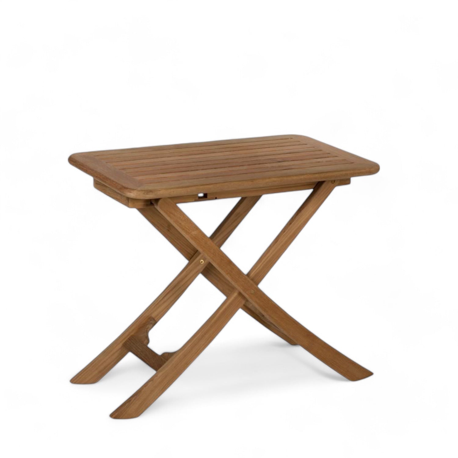 Klaptafel Soleil - teak, verstelbare hoogtes (70 x 45 cm) halfhoog