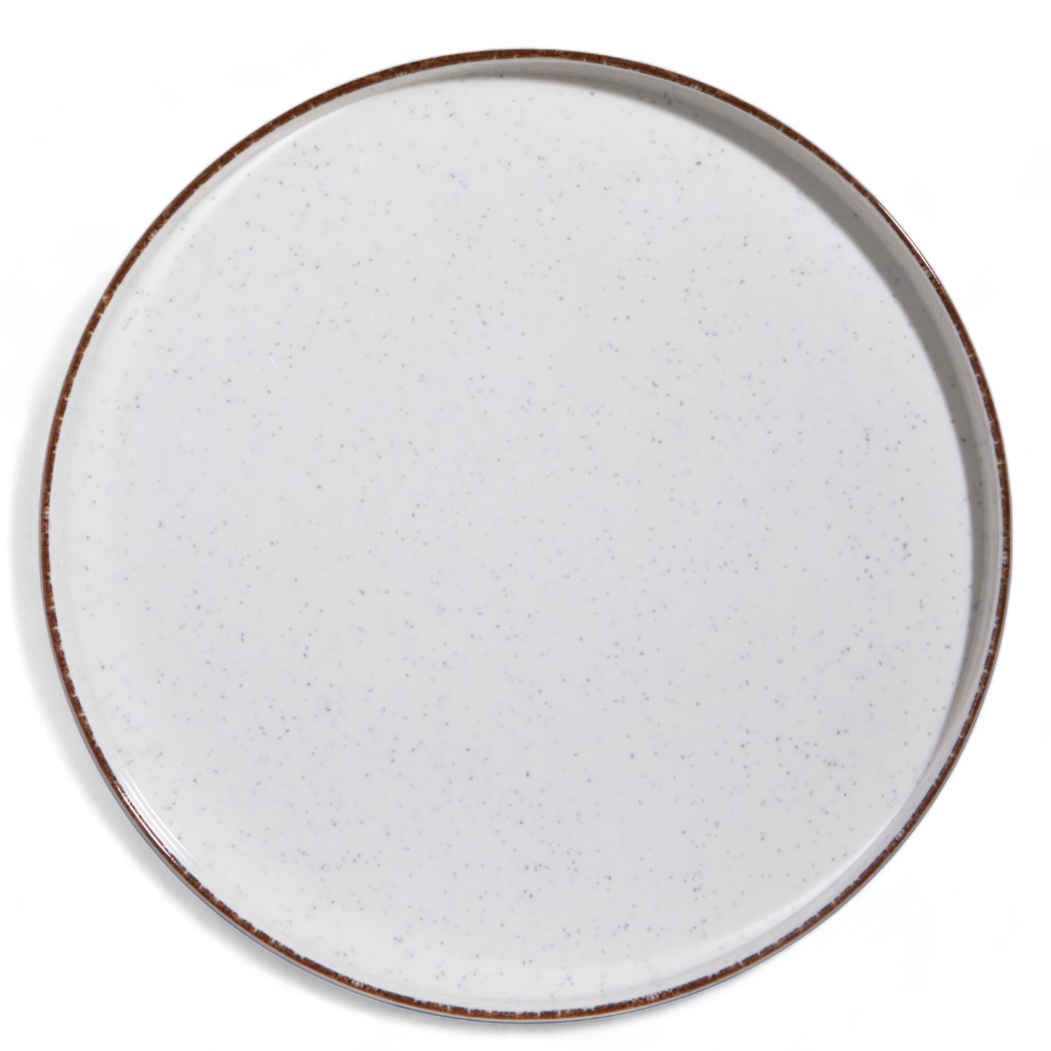 Maldivas bootservies Ivory – modern, zachte creme en onbreekbaar met opstaande rand dinerbord