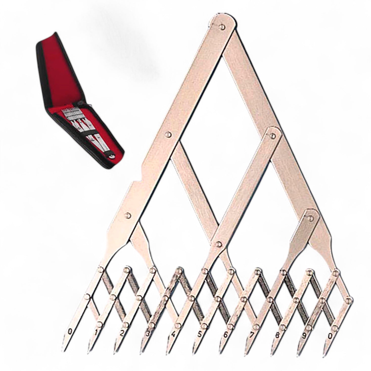 Weems & Plath 6 inch Ten Point Divider RVS