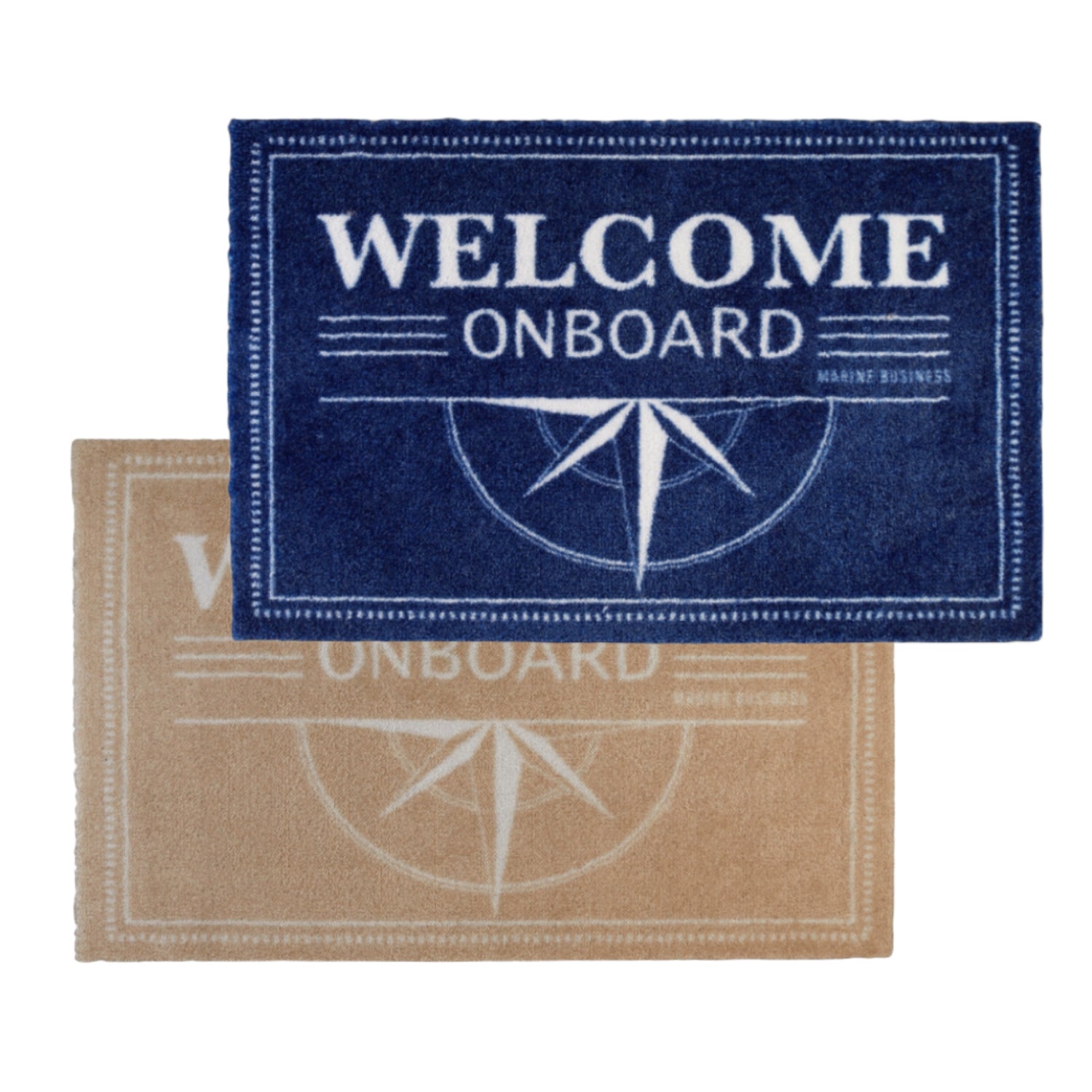 Deurmat Welcome on Board (50 × 75 cm) - anti-slip, UV-bestendig, 2 kleuren