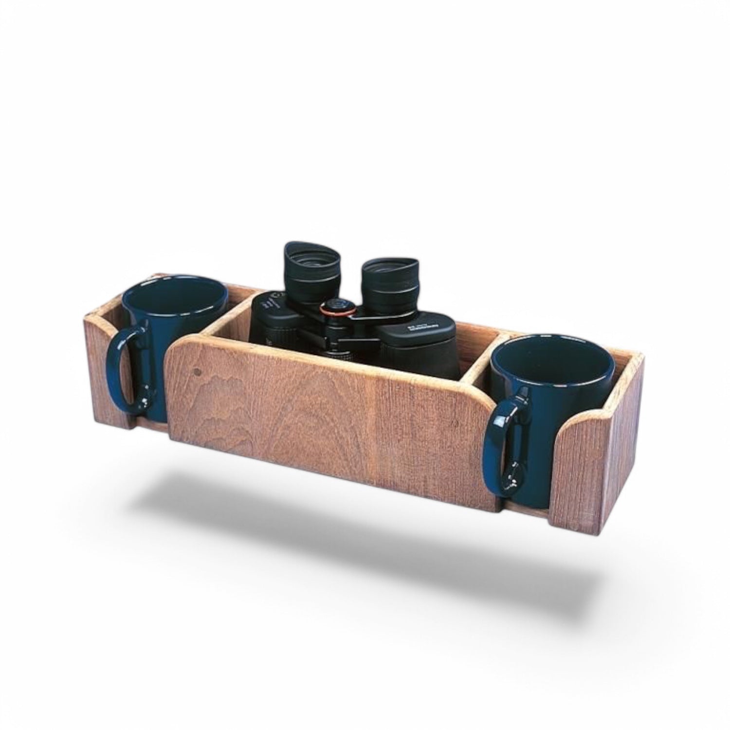 Opbergbak teak - praktische organizer voor kajuit of cabine, 40cm breed