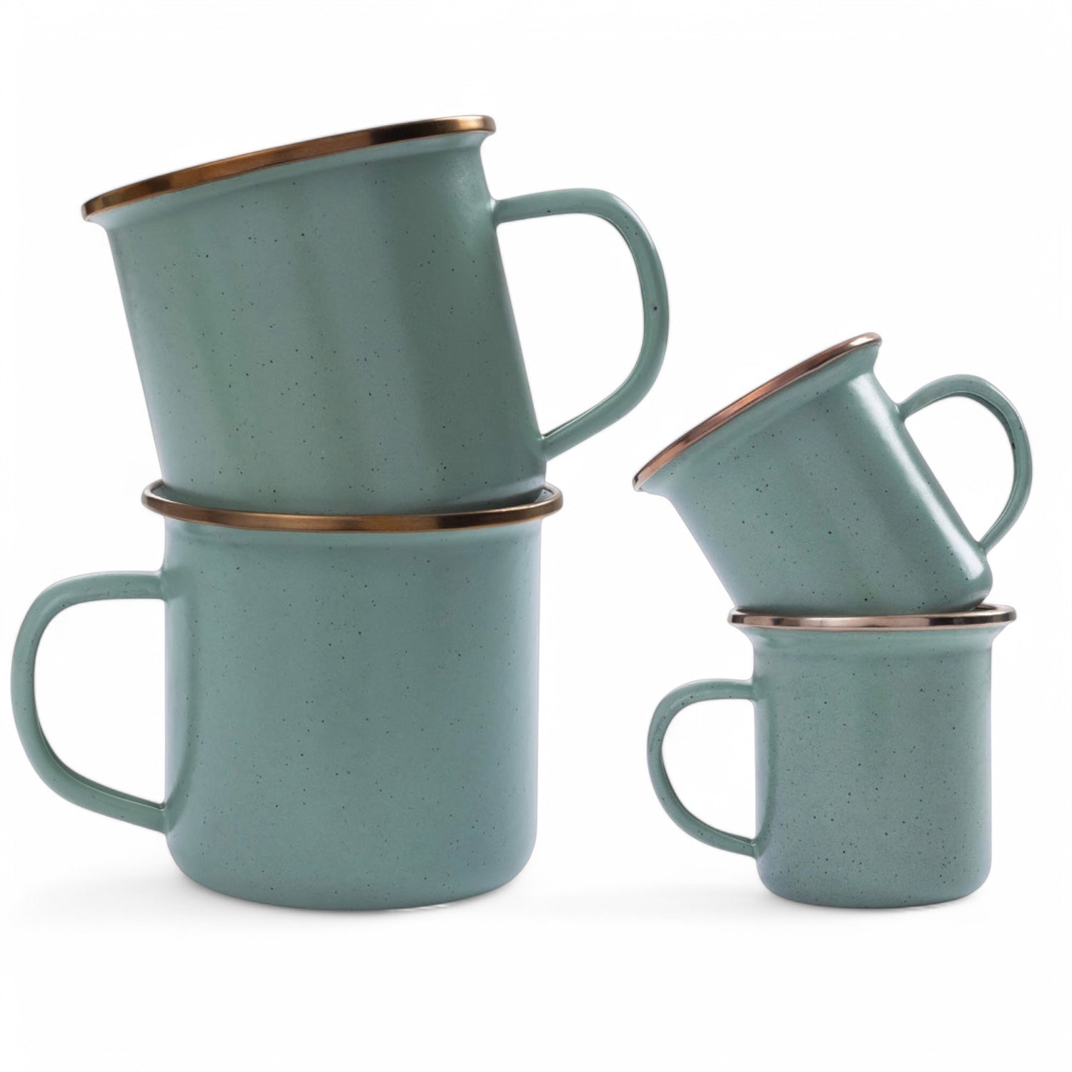 Barebones Enamel Espresso Cup Set & Enamel Cup Set – Robuust, Stoer & Vintage