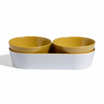 11053 snackset mustard geel Summer bootservies van Marine Business