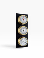 Autonautic Atlantic EG zwart met gouden instrumenten verticaal gepresenteerd