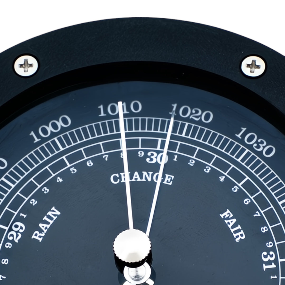 Autonautic Baltic 110 barometer - zwart, lichtgewicht, outdoor, strak detail wijzerplaat