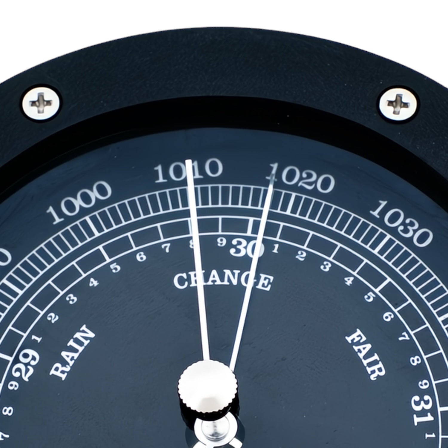 Autonautic Baltic 110 barometer - zwart, lichtgewicht, outdoor, strak detail wijzerplaat