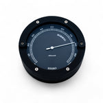 Autonautic Baltic zwarte hygrometer - lichtgewicht, outdoor, modern design (110 x 40 mm) 