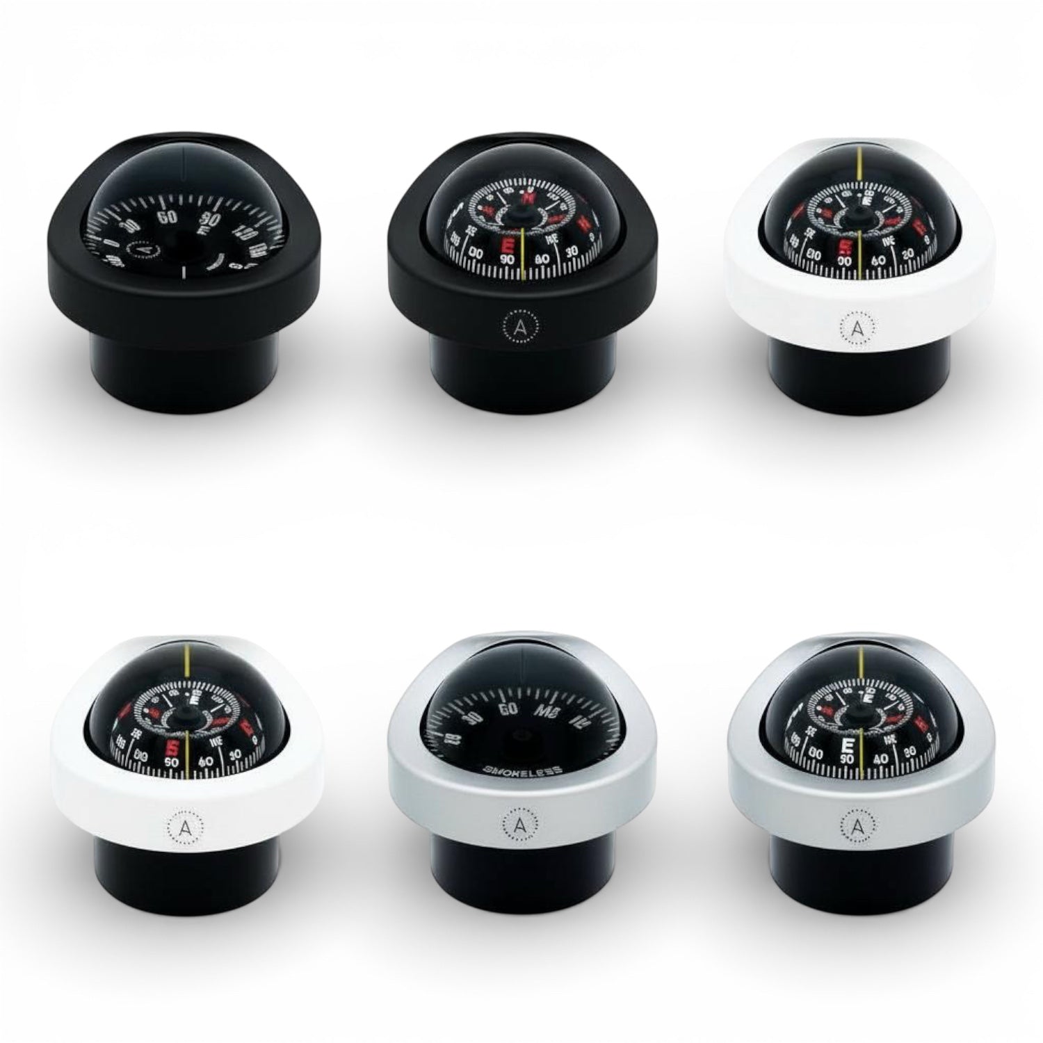 Autonautic C12-110 inbouwkompas 85mm – voor schuine panelen, cardanisch en 12–24V