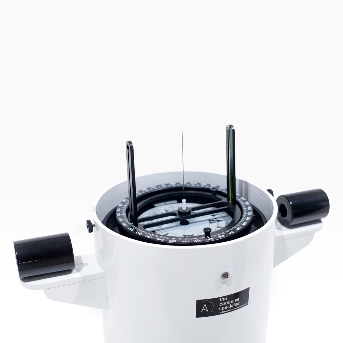 Autonautic C20-00130 professioneel reflectorkompas – 125 mm, MED/SOLAS  bovenkant met azimut