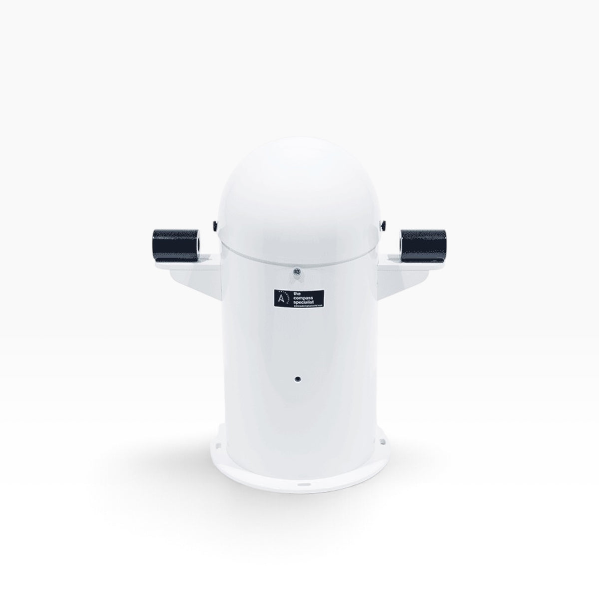 Autonautic C20-00130 professioneel reflectorkompas – 125 mm, MED/SOLAS in grote witte basis met ronde deksel
