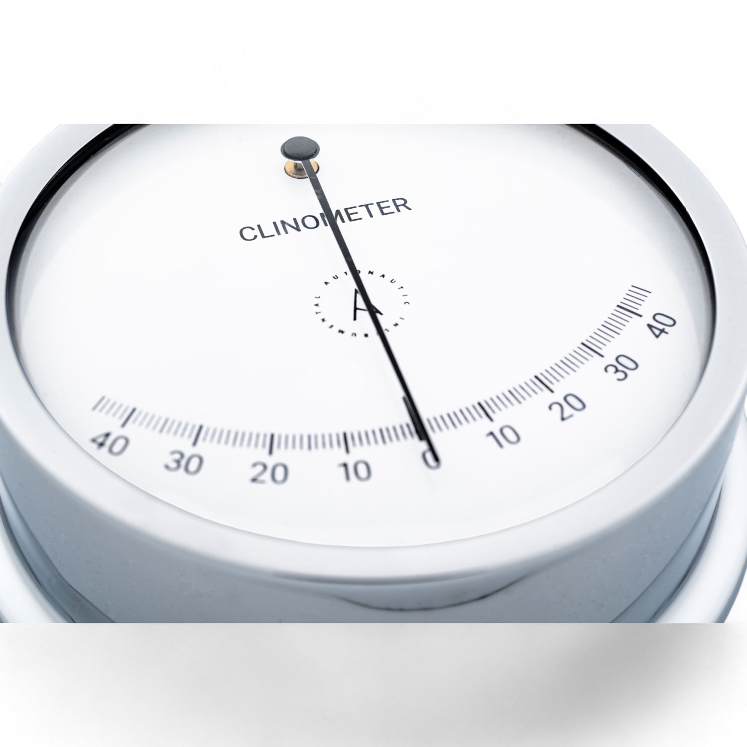 Autonautic Instrumental clinometer (120 x 35 mm) - stabiliteit, precisie, Pacific, chroom totaalbeeld
