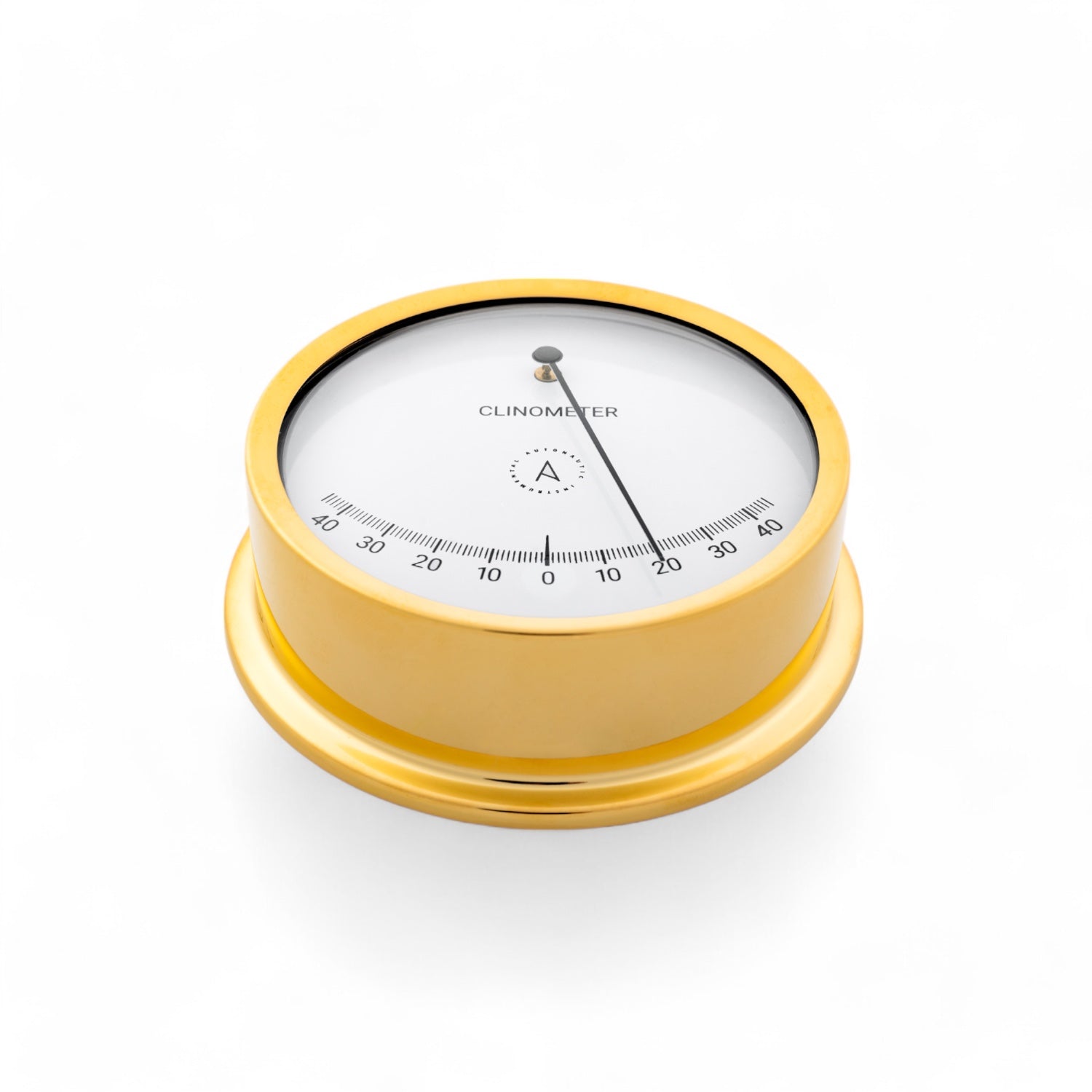 Autonautic Instrumental clinometer (120 x 35 mm) - stabiliteit, precisie, Pacific, goud totaalbeeld