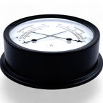 Autonautic Instrumental comformeter (120 x 35 mm) - royale thermometer en hygrometer in één, Pacific, zwart close-up