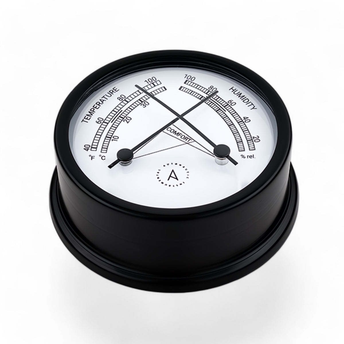 Autonautic Instrumental comfortmeter (95 x 35 mm) - functioneel, nauwkeurig, Pacific, zwart