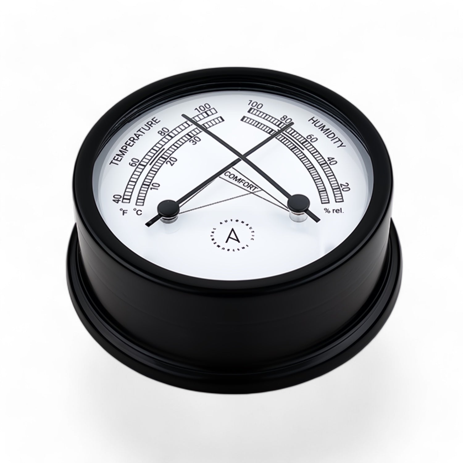 Autonautic Instrumental comfortmeter (95 x 35 mm) - functioneel, nauwkeurig, Pacific, zwart