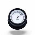 Autonautic Instrumental hygrometer (72 x 39 mm) - stijlvol, functioneel, compact, Minor zwart met witte wijzerplaat H72N