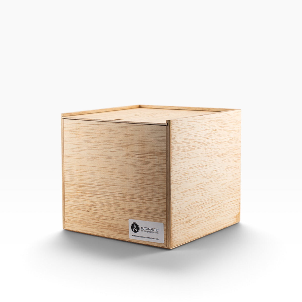 Autonautic TAX-00122 pelorus in houten kist – cardanisch, 125 mm houten doos