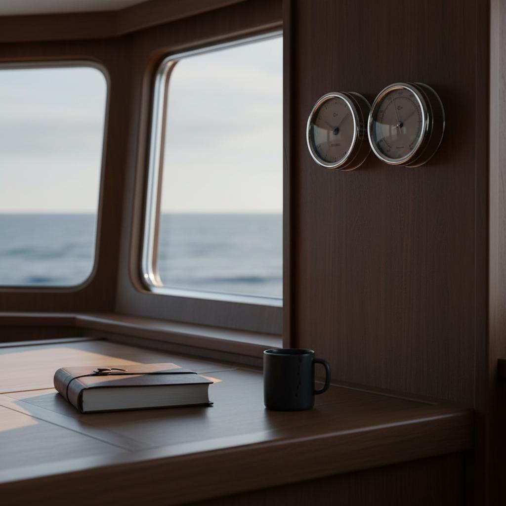 BARIGO ORION 827RFPO hangend in een stuurhut