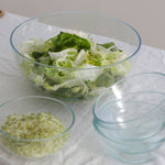 Bahamas Natural saladeschaal met salade erin