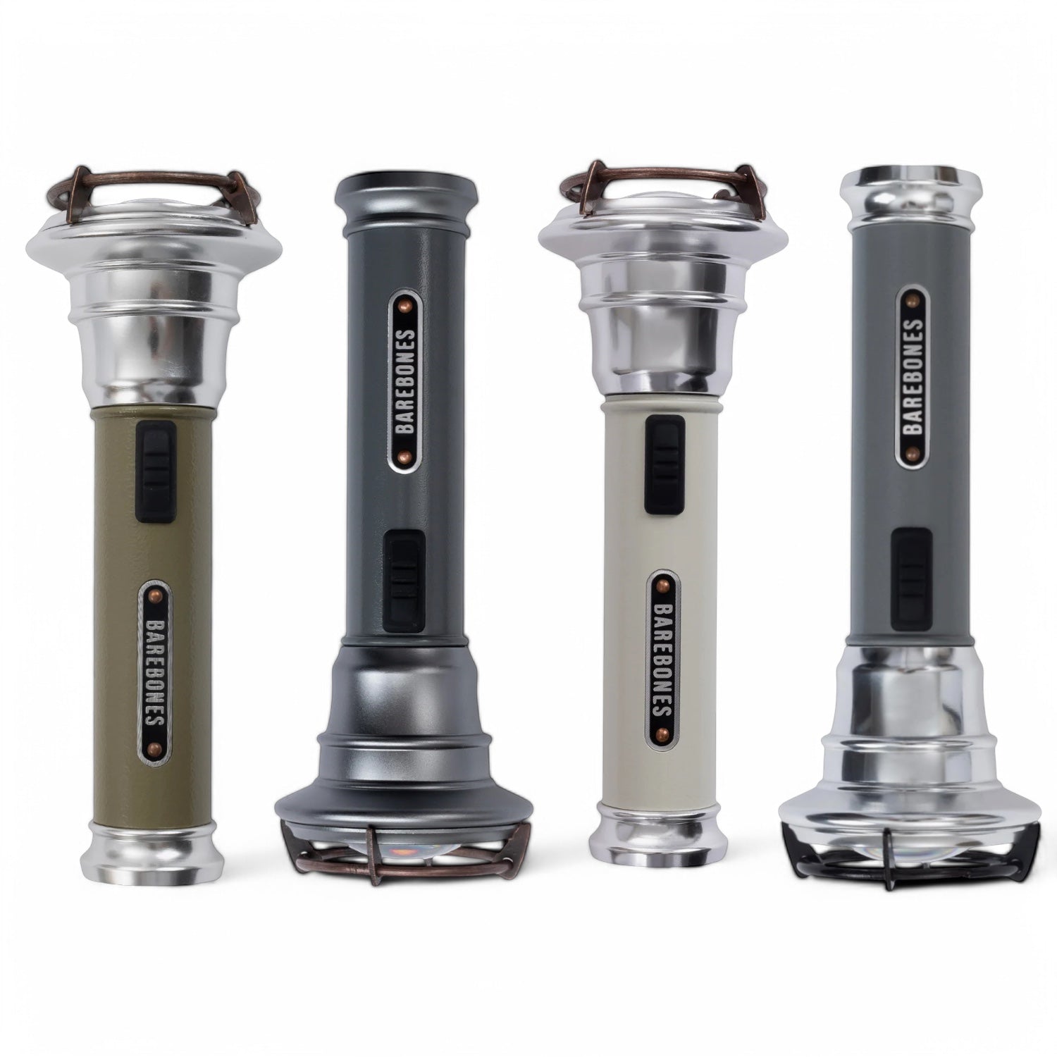 Barebones Vintage Flashlight zaklamp in vier verschillende kleuren