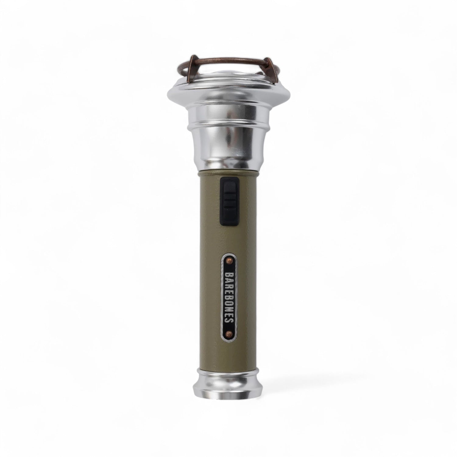Barebones Vintage zaklamp –LIV-290_VintageFlashlight-OliveDrab