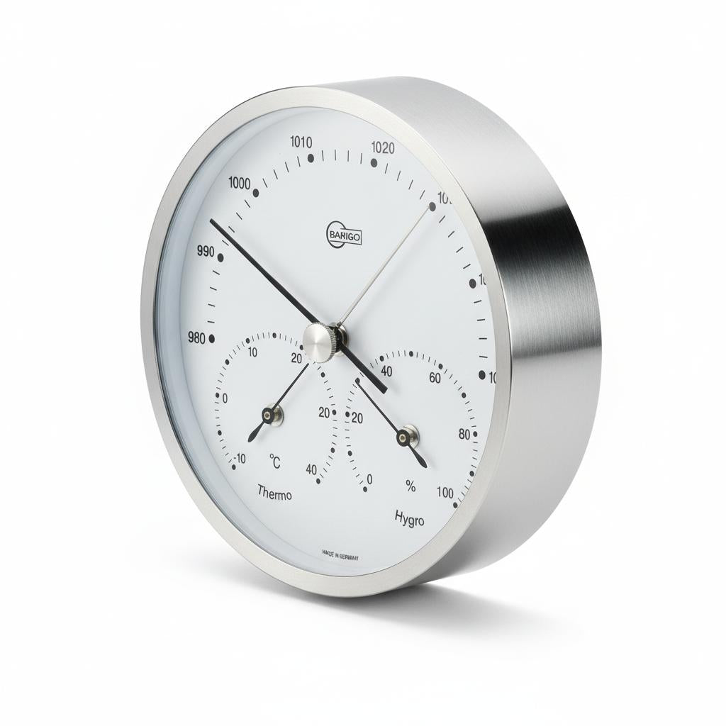 Barigo 101.3 weather station from the side