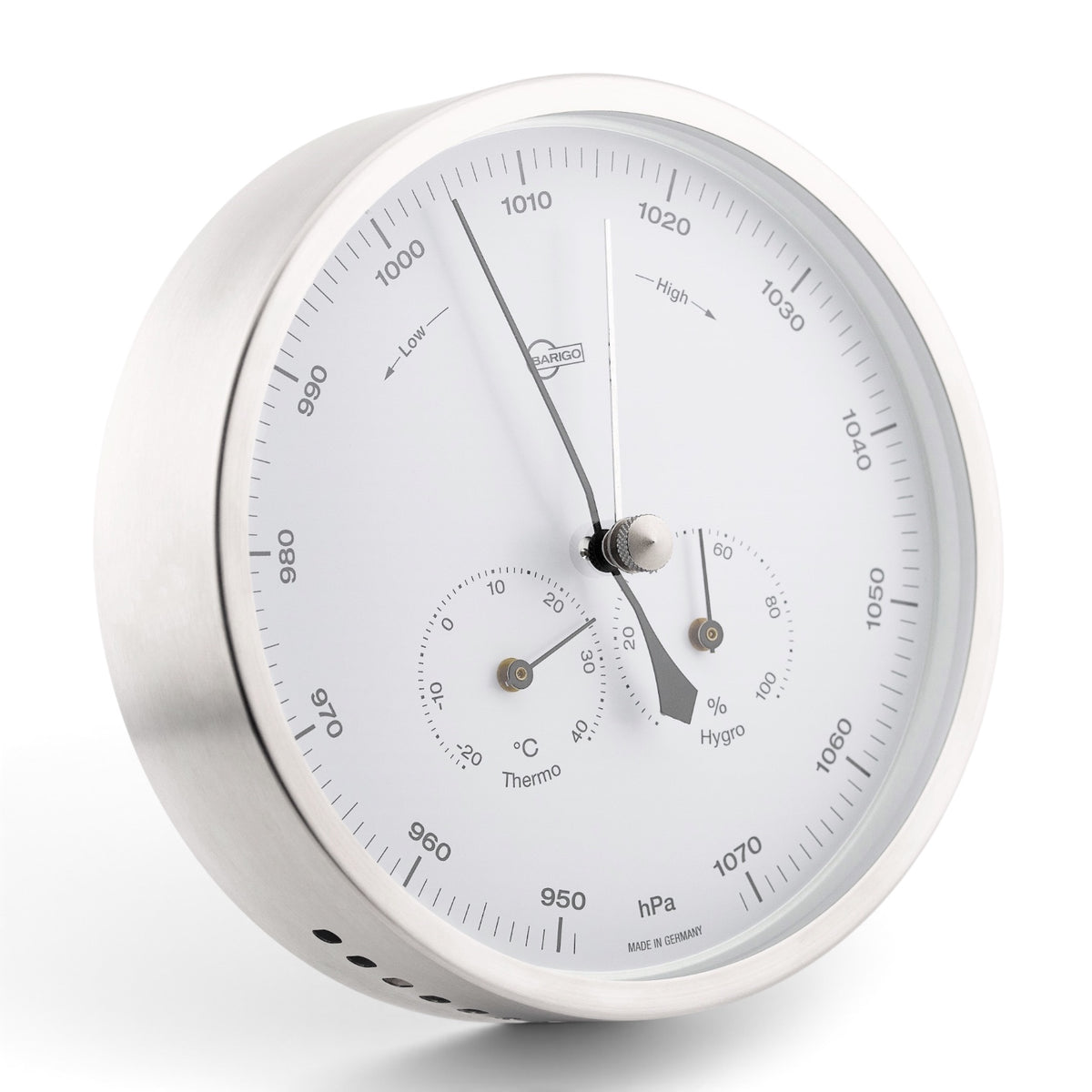 Barigo 350 weerstation met witte wijzerplaat 