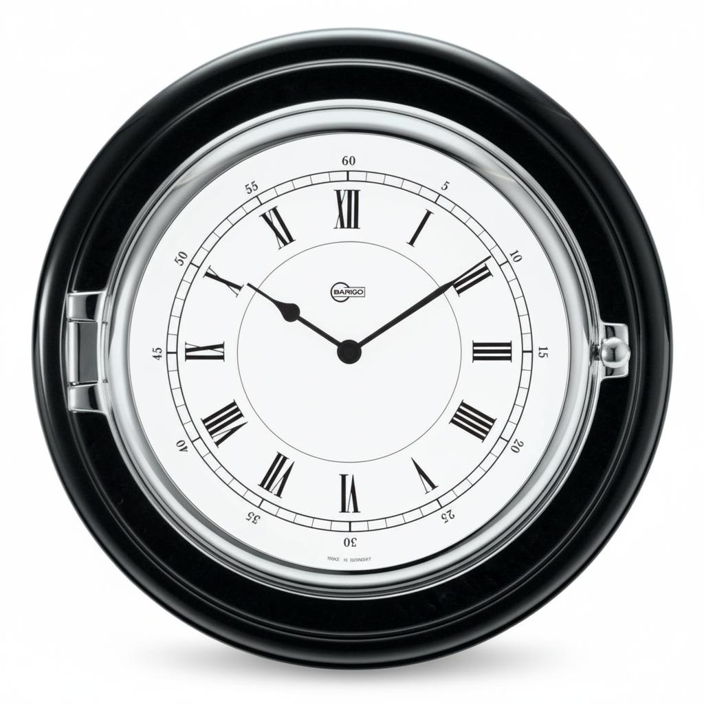 Barigo Captain Quartz scheepsklok chroom