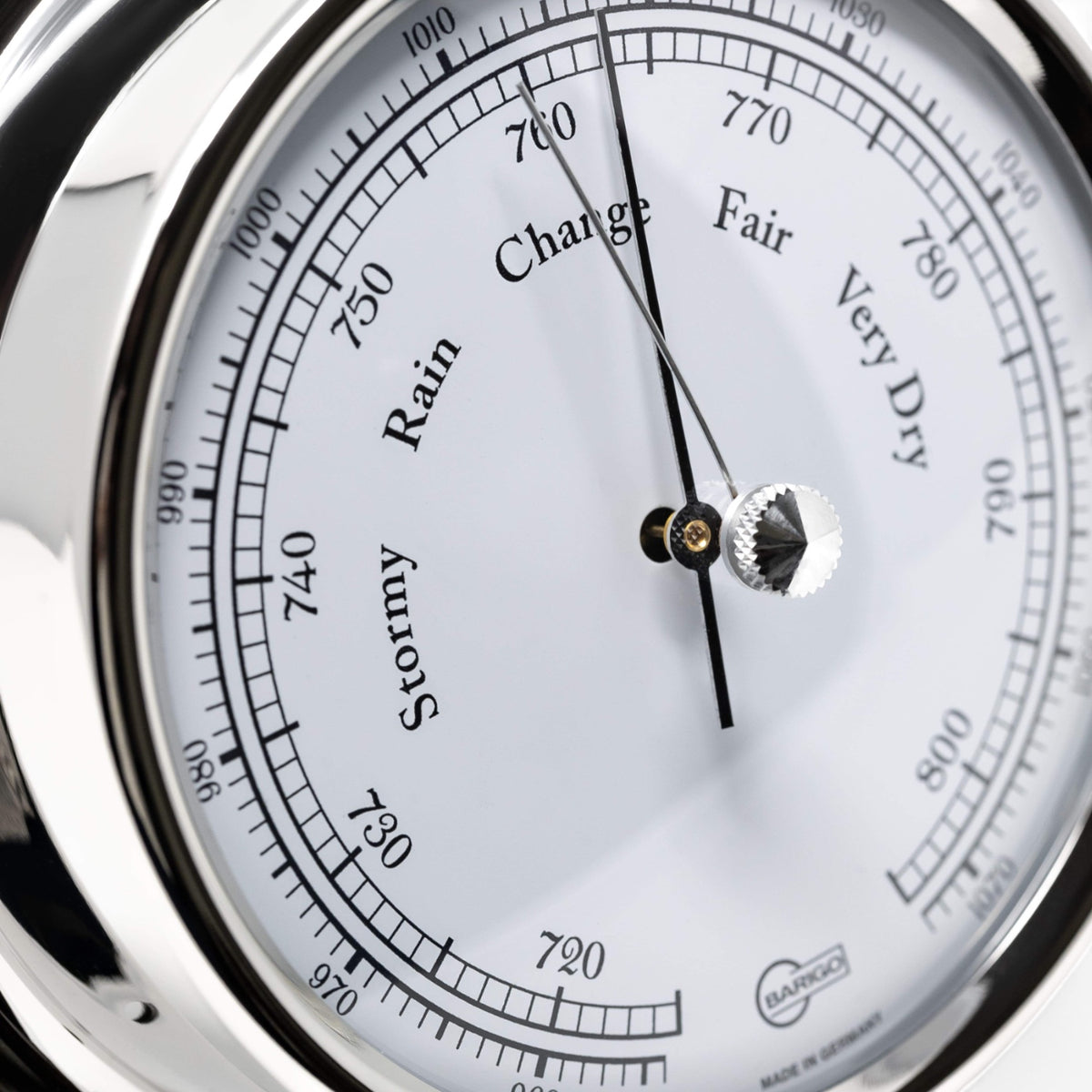 Barometer Régi Barigo Regatta barometer 125 x 40 mm – classic, with white or dark blu ...