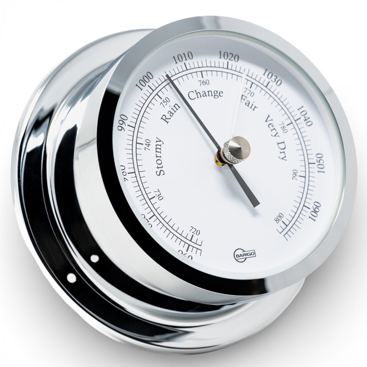 Barigo Star barometer 110 mm – klassiek en nauwkeurig, 1185CR chroom