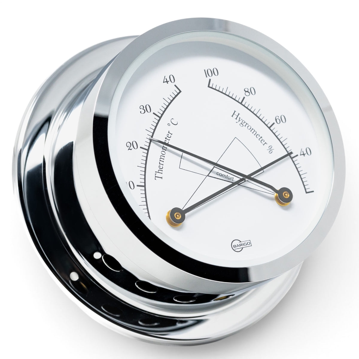 Barigo Star chroom comfortmeter met comfortzone ø110 mm1190CR