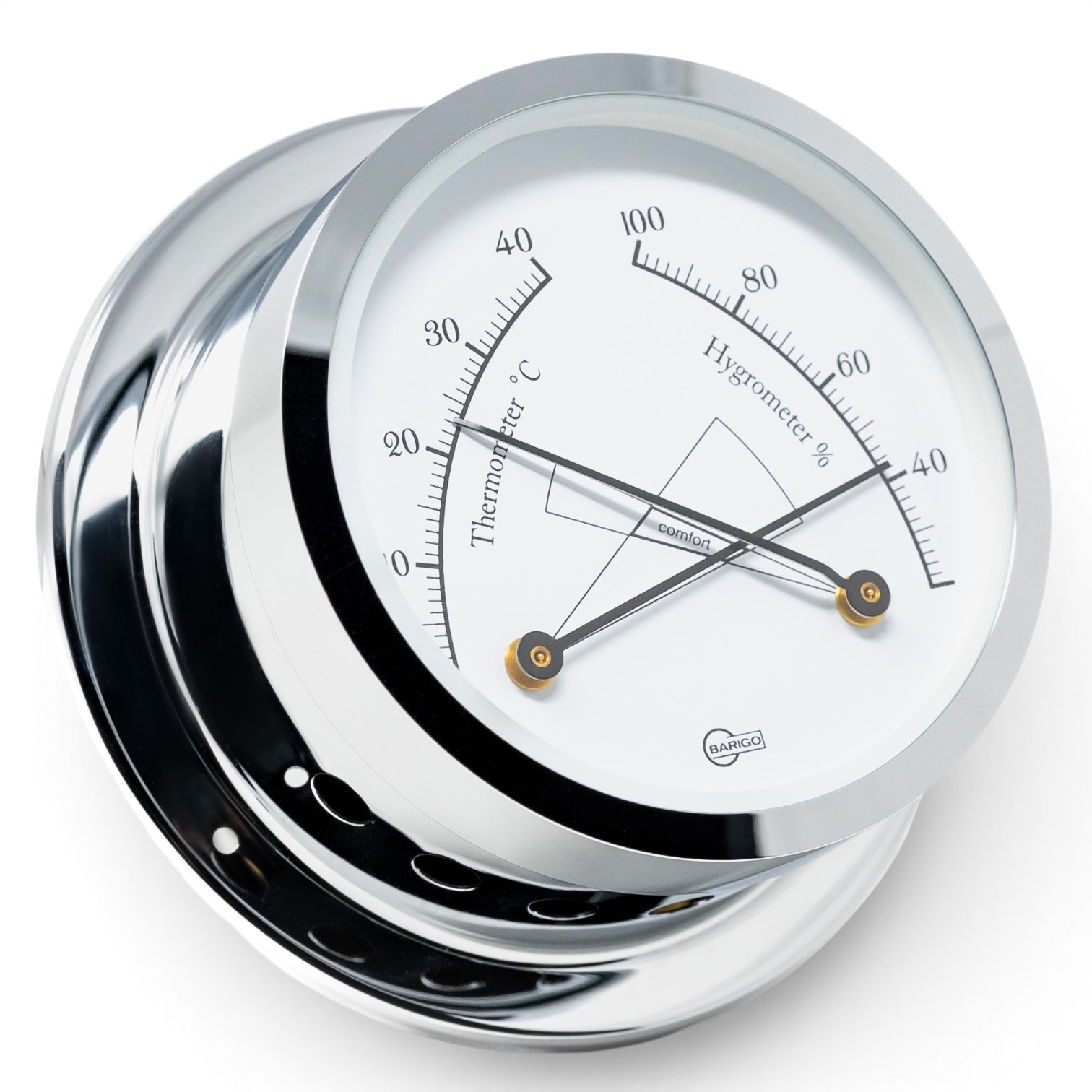 Barigo Star chroom comfortmeter met comfortzone ø110 mm1190CR