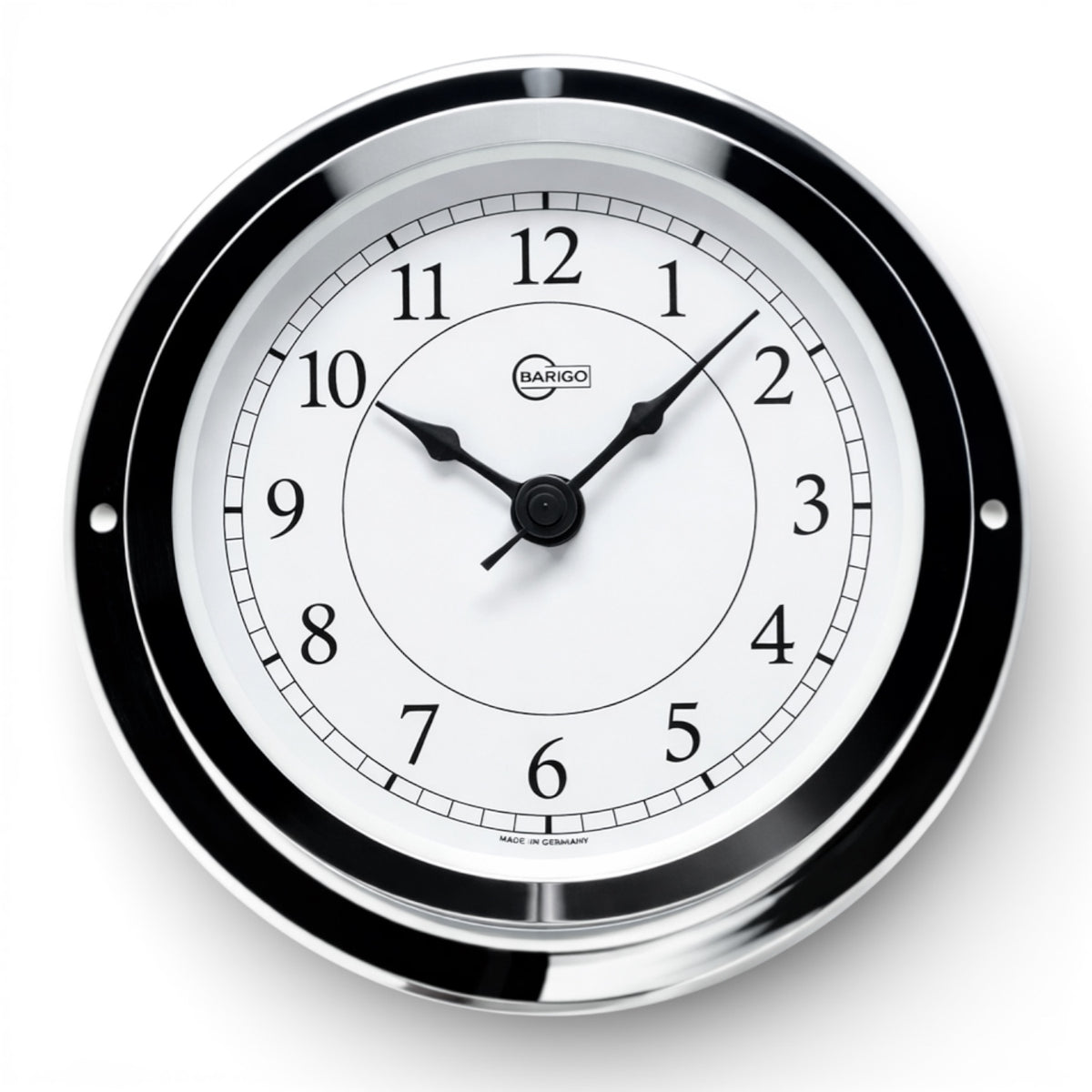 Barigo Star quartz scheepsklok 110 mm – klassiek en nauwkeurig, chroom voorkant 1187CR