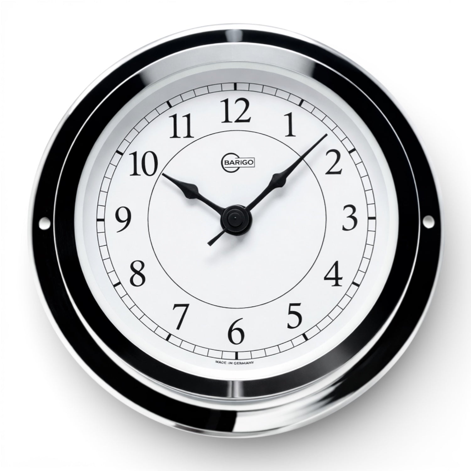 Barigo Star quartz scheepsklok 110 mm – klassiek en nauwkeurig, chroom voorkant 1187CR