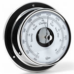 Barigo Tempo barometer gepolijst rvs met open wijzerplaat 183RFPO