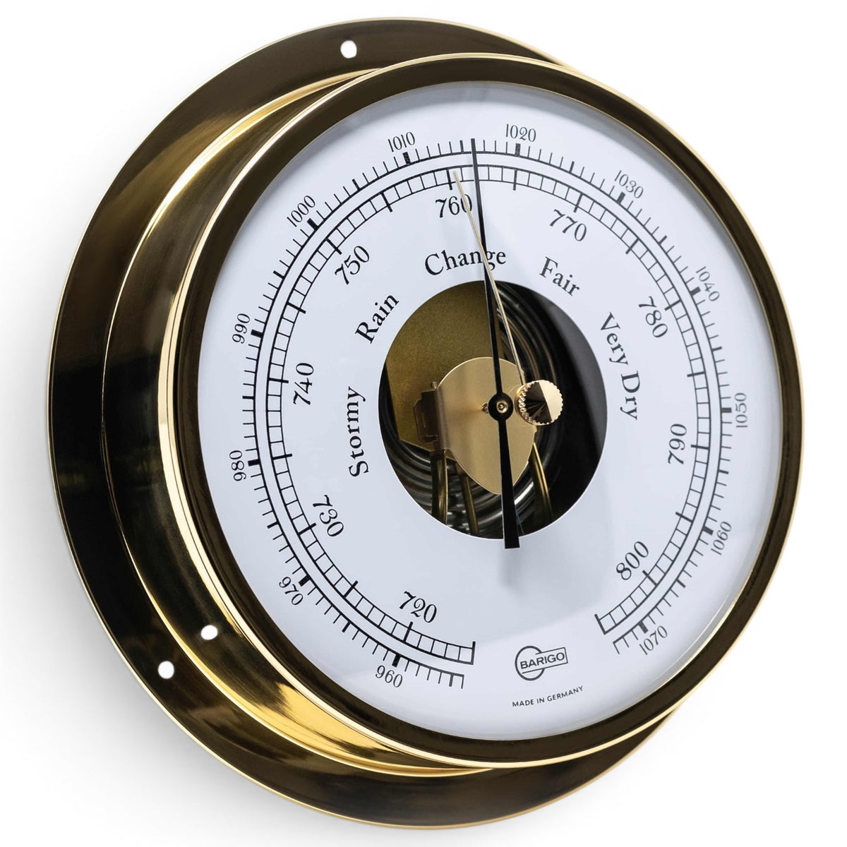 Barigo viking barometer messing 111MS