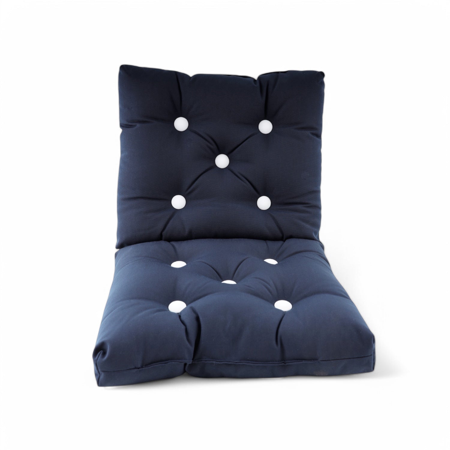 Bootkussen ARC Marine dubbel navy met witte knopen 5925
