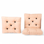 Bootkussen beige met zwarte knopen enkel en dubbel 5927 5928