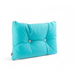 Bootkussen met knopen ARC Marine turquoise met witte knopen 5914 zijaanzicht