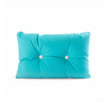Bootkussen met knopen ARC Marine turquoise met witte knopen vooraanzicht 5914
