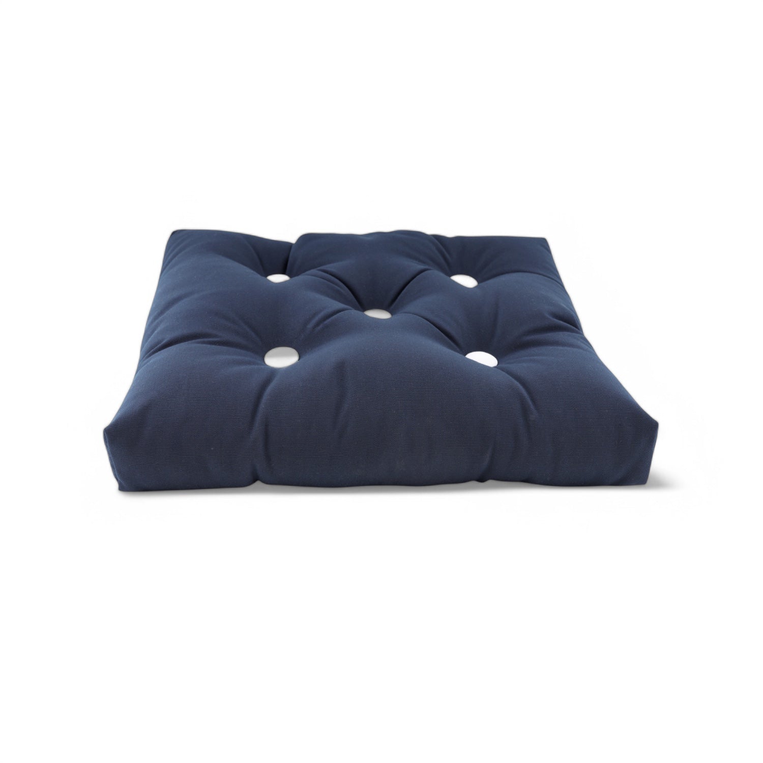 Bootkussen navy met witte knopen 5926 enkel