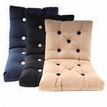Bootkussens ARC marine met knopen in 3 varianten navy, beige, zwart dubbele uitvoering