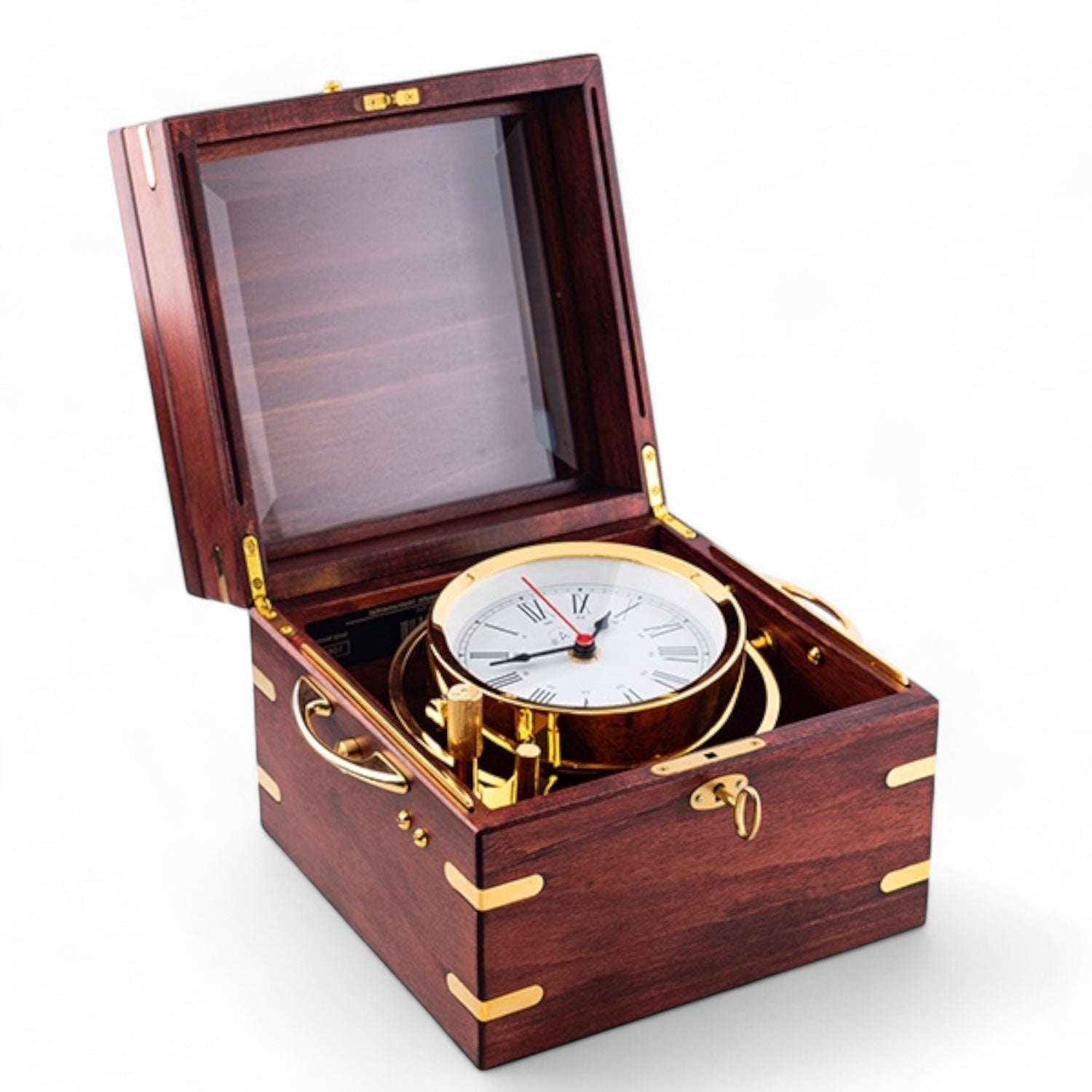 Autonautic chronometer - luxe doos, cardanische ophanging, 18-karaats verguld